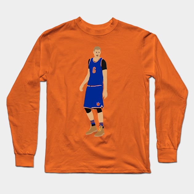 The Kristimbs Porzingis Tee Long Sleeve T-Shirt by TheKnicksWall1